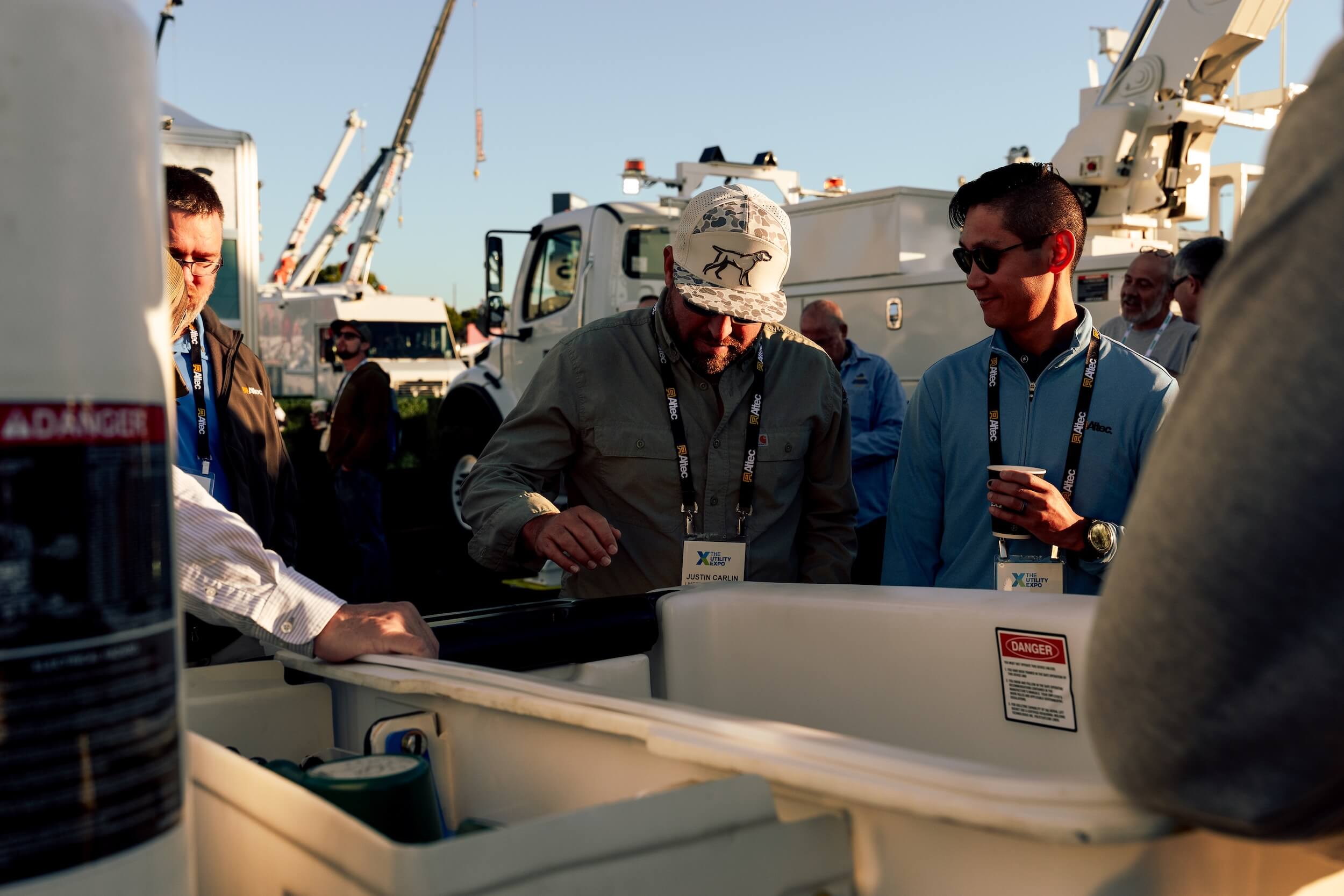 Altec's EZ-Egress insulating platform system at Utility Expo 2025
