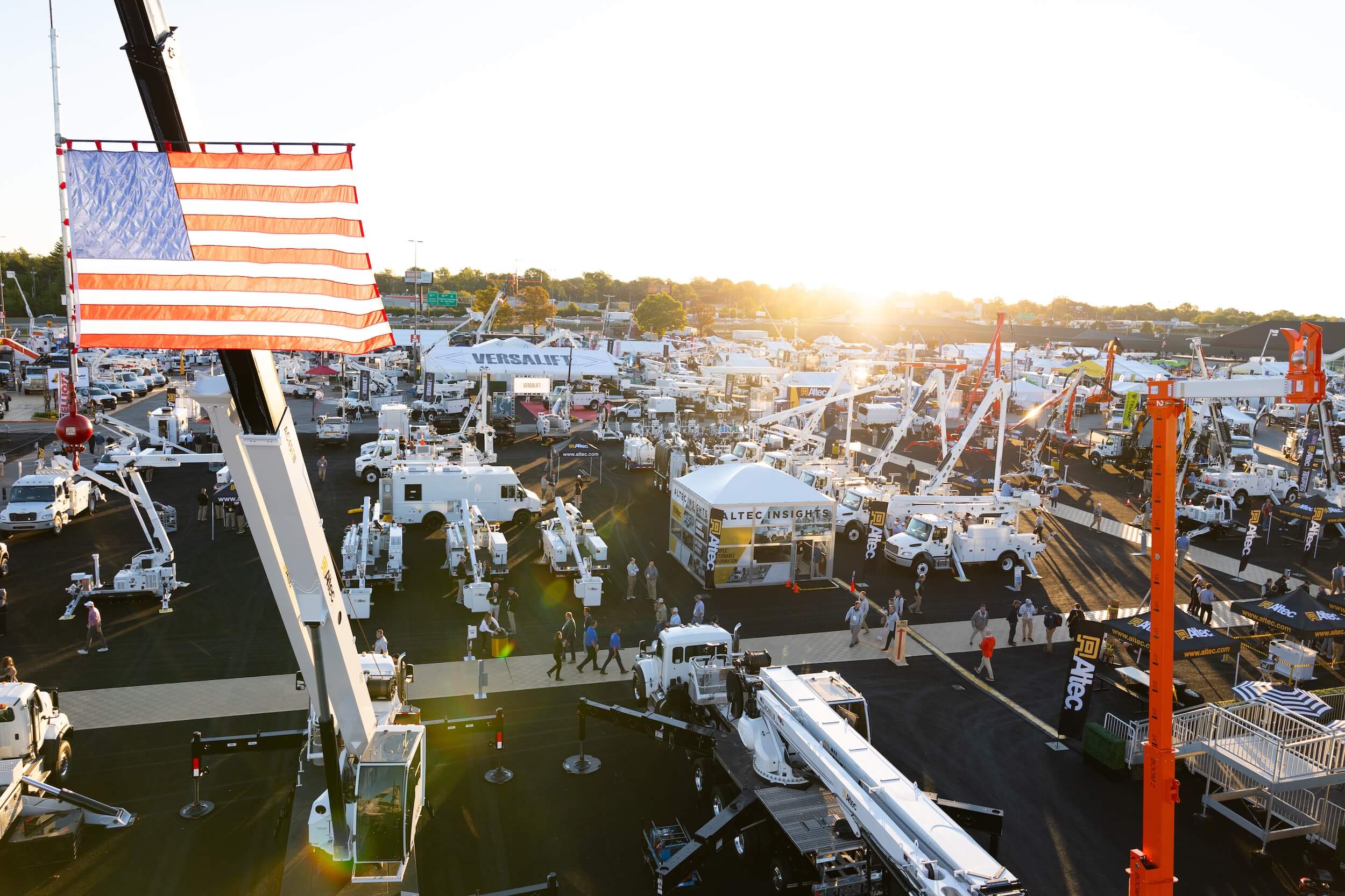 Aerial view of Altec's exhibition space at Utility Expo 2025