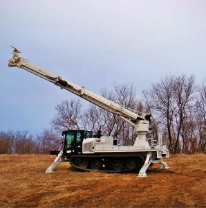 DC47 with boom extended