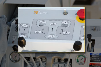 Winch/digger controls